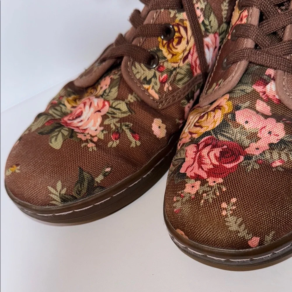Dr. Martens Floral Brown High-Top Sneakers Women’s size 9 - Picture 11 of 11